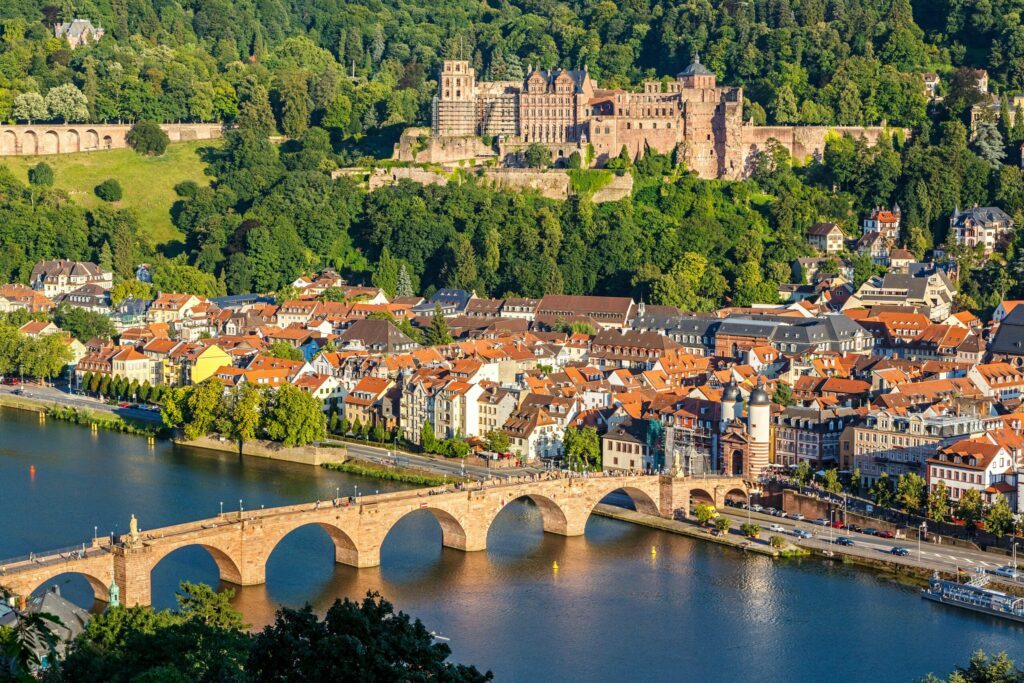 Heidelberg et son château dans les villes d'Allemagne à visiter