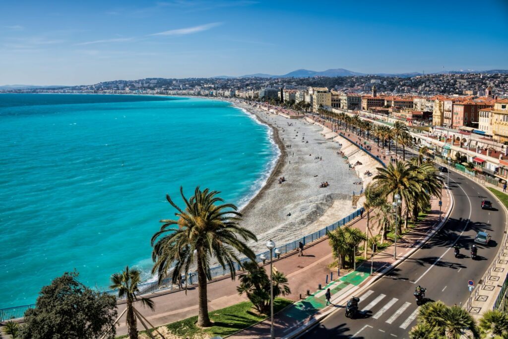 La promenade des Anglais à Nice