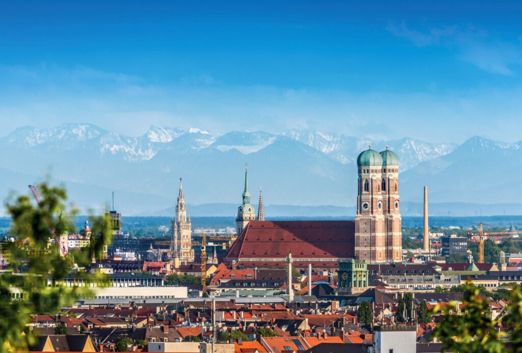 La ville de Munich en Allemagne