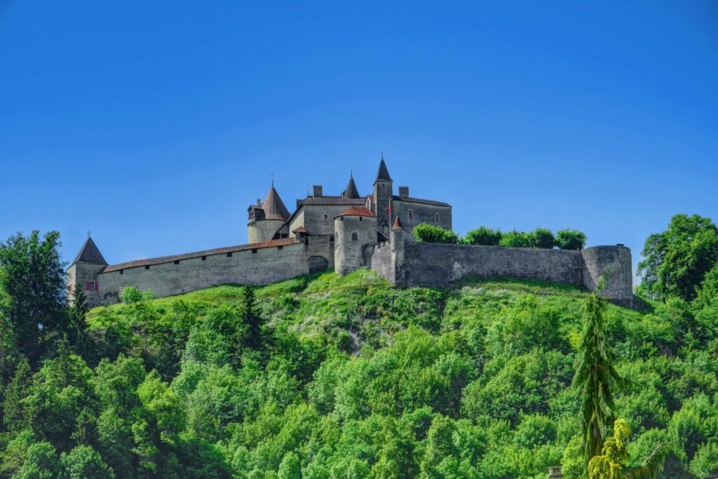 Le château médiéval de Gruyères