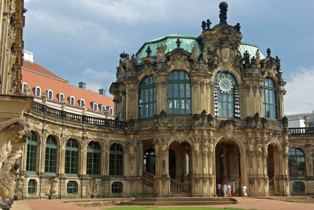 Le palais du Zwinger à Dresde