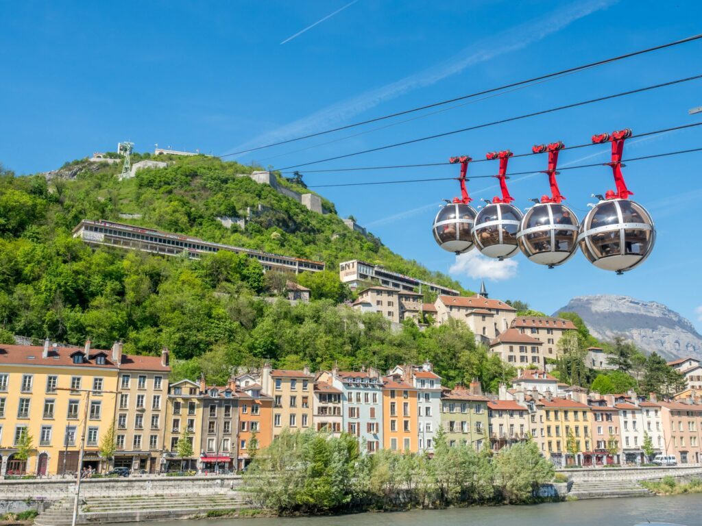 Le téléphérique Grenoble-Bastille