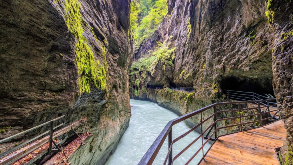 Les gorges de l'Aar à faire en Suisse