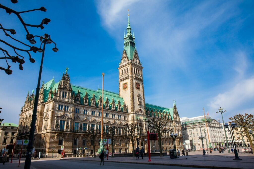 L'Hôtel de Ville de Hambourg