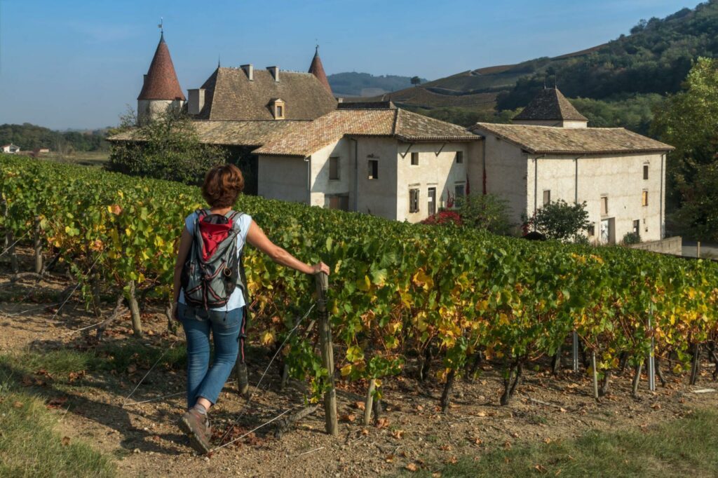 Randonner près du château de la Palud