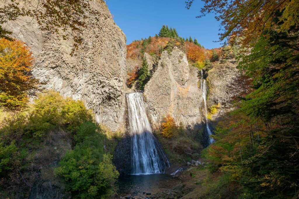 Wodospad Ray-Pic w Ardèche