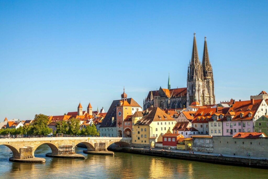 La ville de Regensburg à faire en Bavière