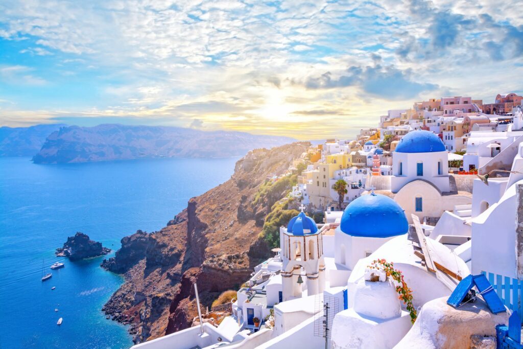 L'île de Santorin en Grèce