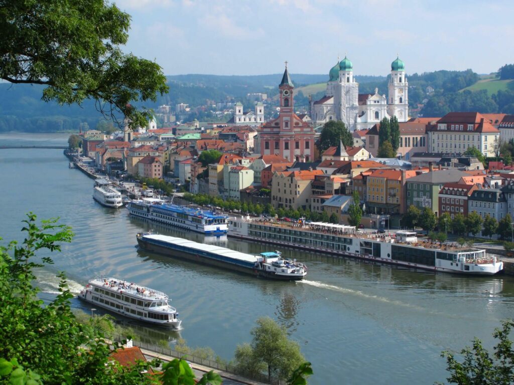 Passau, la ville des 3 rivières