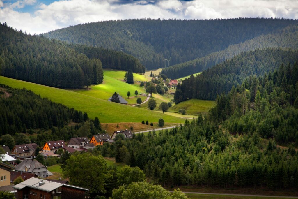 Paysage de la Forêt Noire à faire en Allemagne