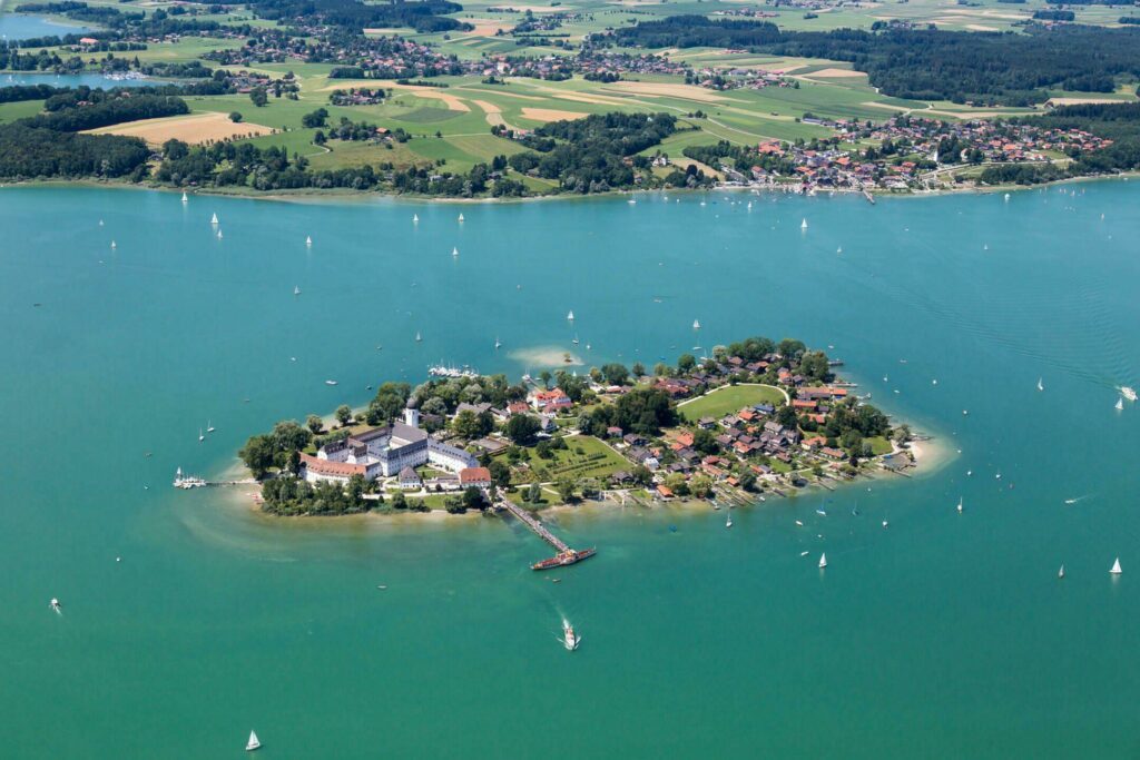 Une île du lac Chiemsee