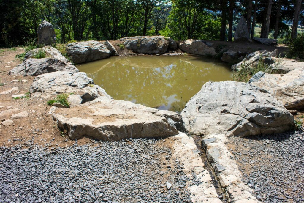 La source de la Loire dans le parc naturel régional des Monts d'Ardèche