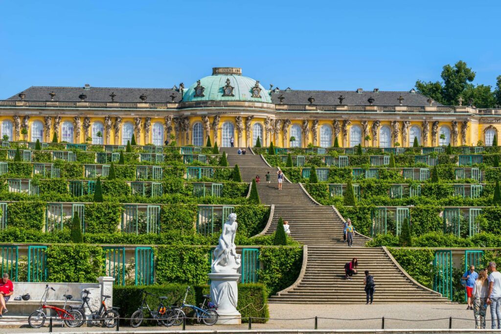 Le Palais de Sanssouci à Postdam