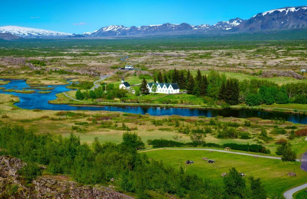 Paysage du parc national de Thingvellir