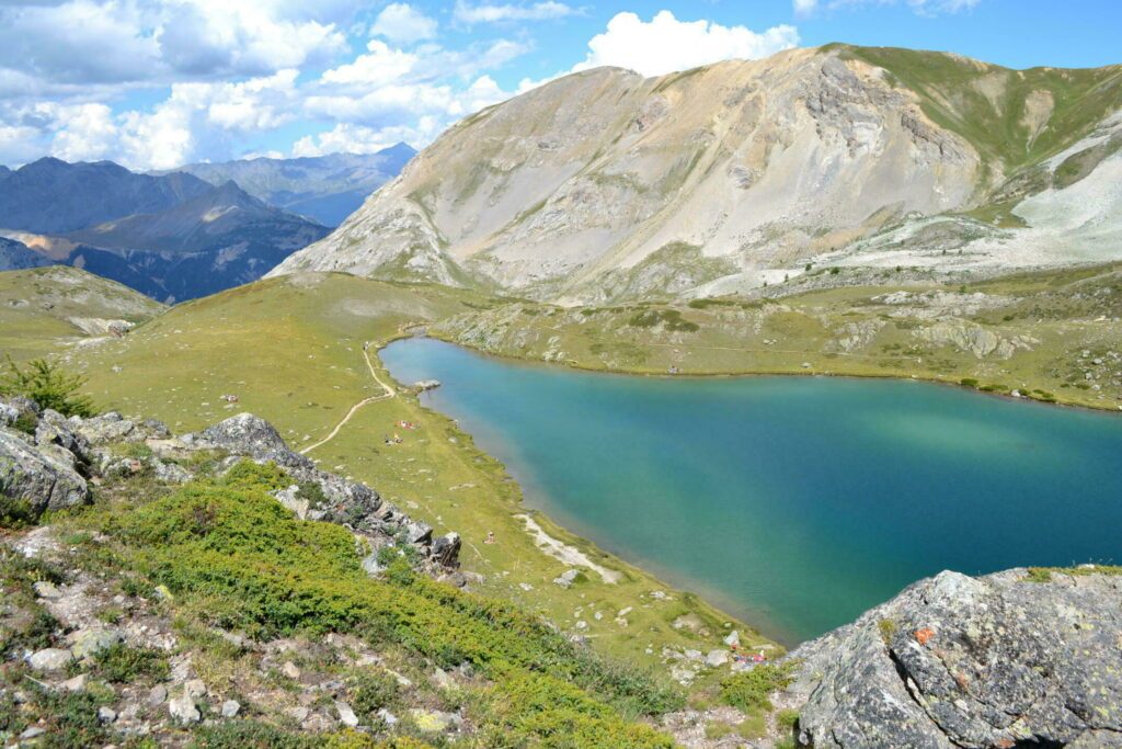 Le lac de l'Oule en été