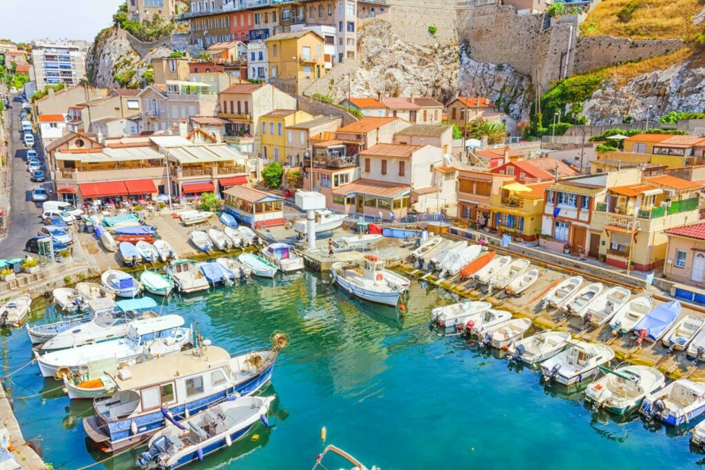 Le Vallon des Auffes parmi les villages autour de Marseille