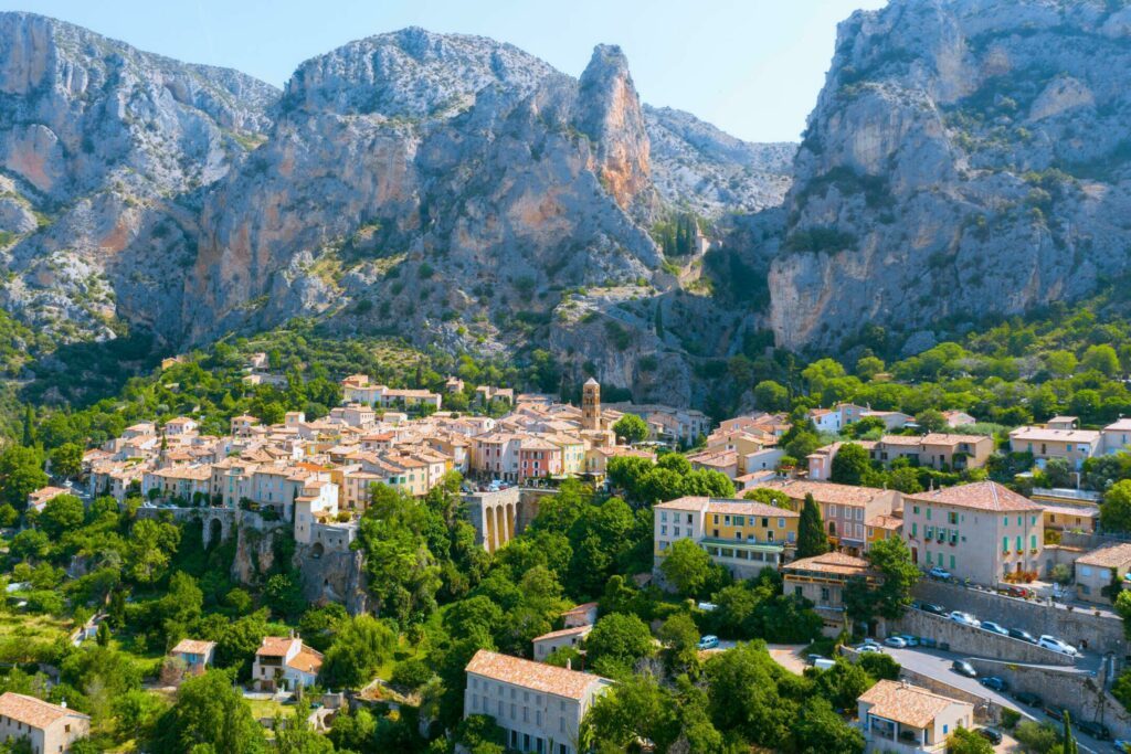 Le village de Moustiers-Sainte-Marie