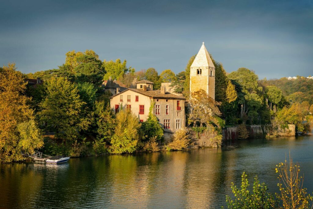 L'île Barbe à Lyon