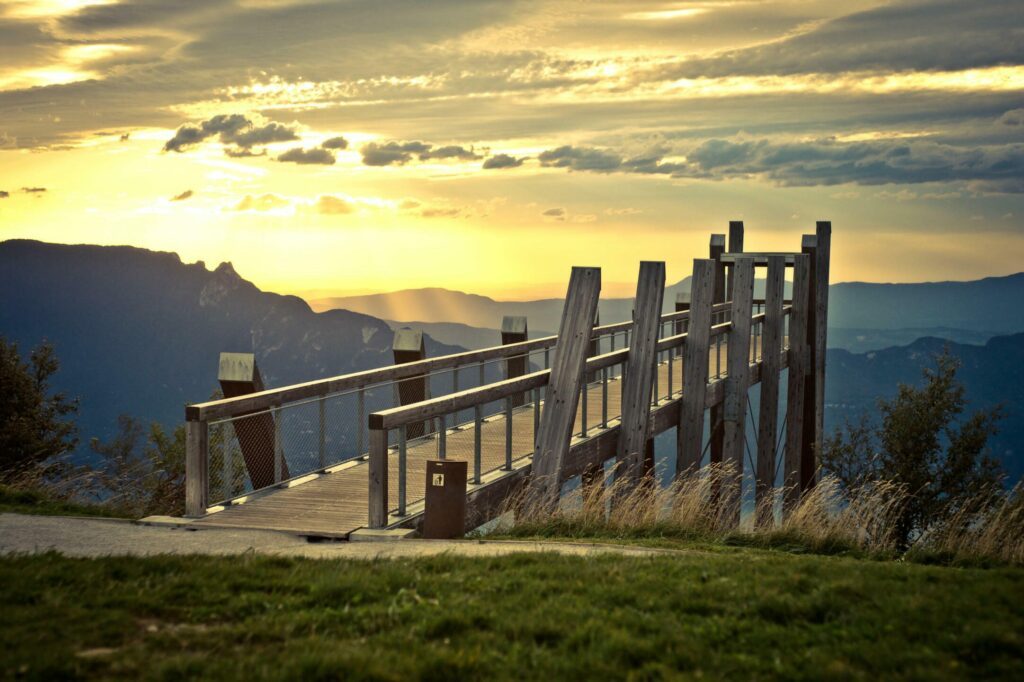 Une passerelle du Revard