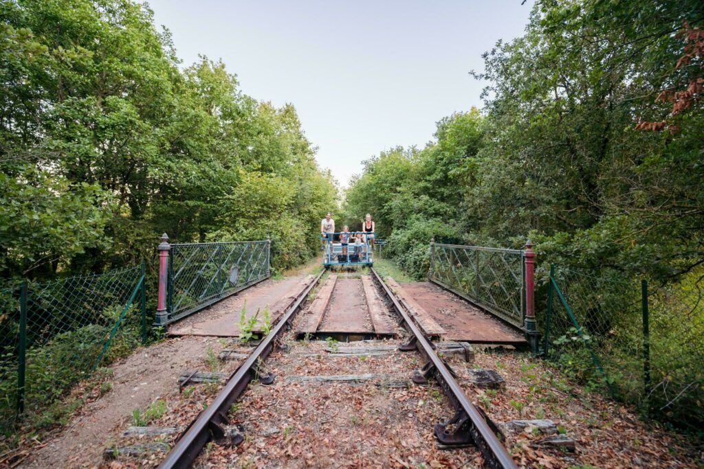 Le vélorail de Chauvigny