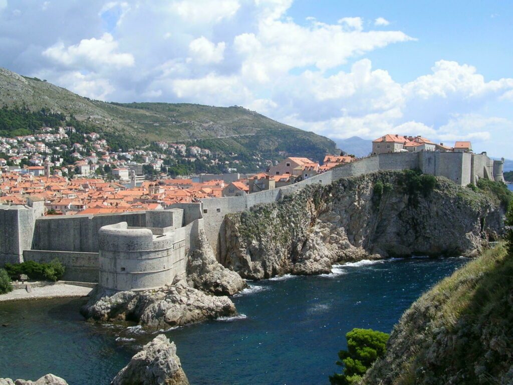 Vue sur les remparts de Dubrovnik
