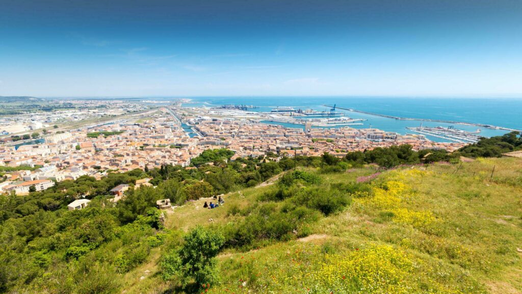 Vue sur Sète depuis le Mont Saint-Clair