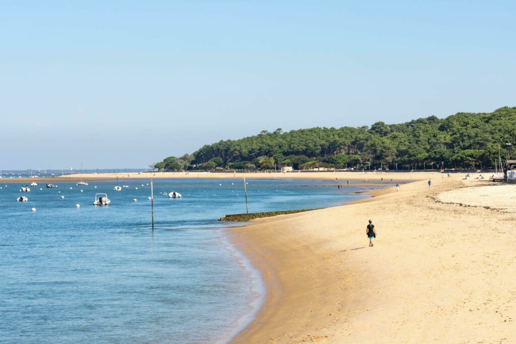 La plage du Moulleau à Arcachon