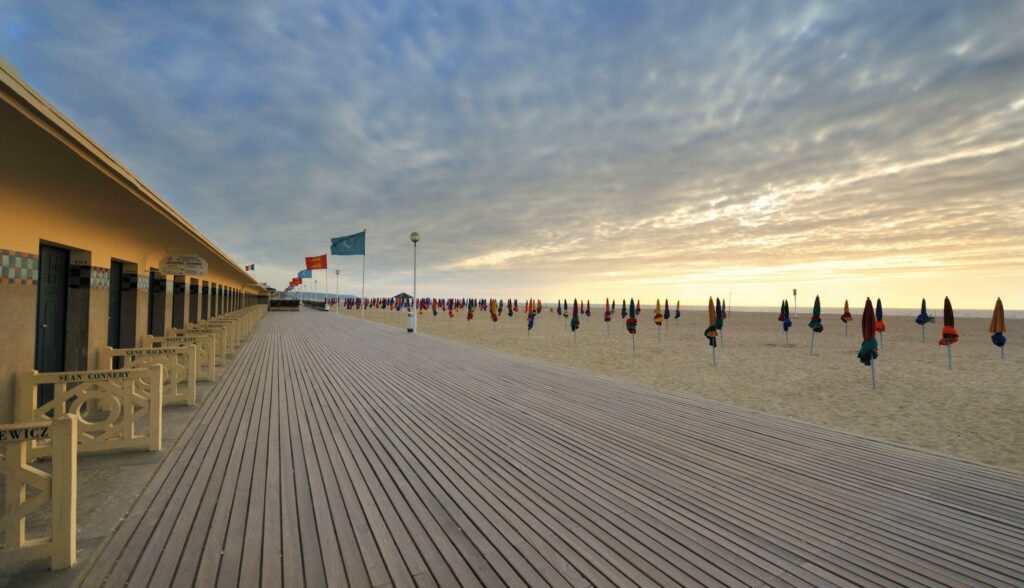 Les fameuses planches de Deauville