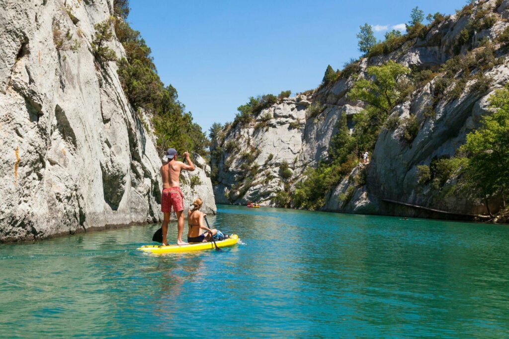 Paddle dans les Gorges du Verdon