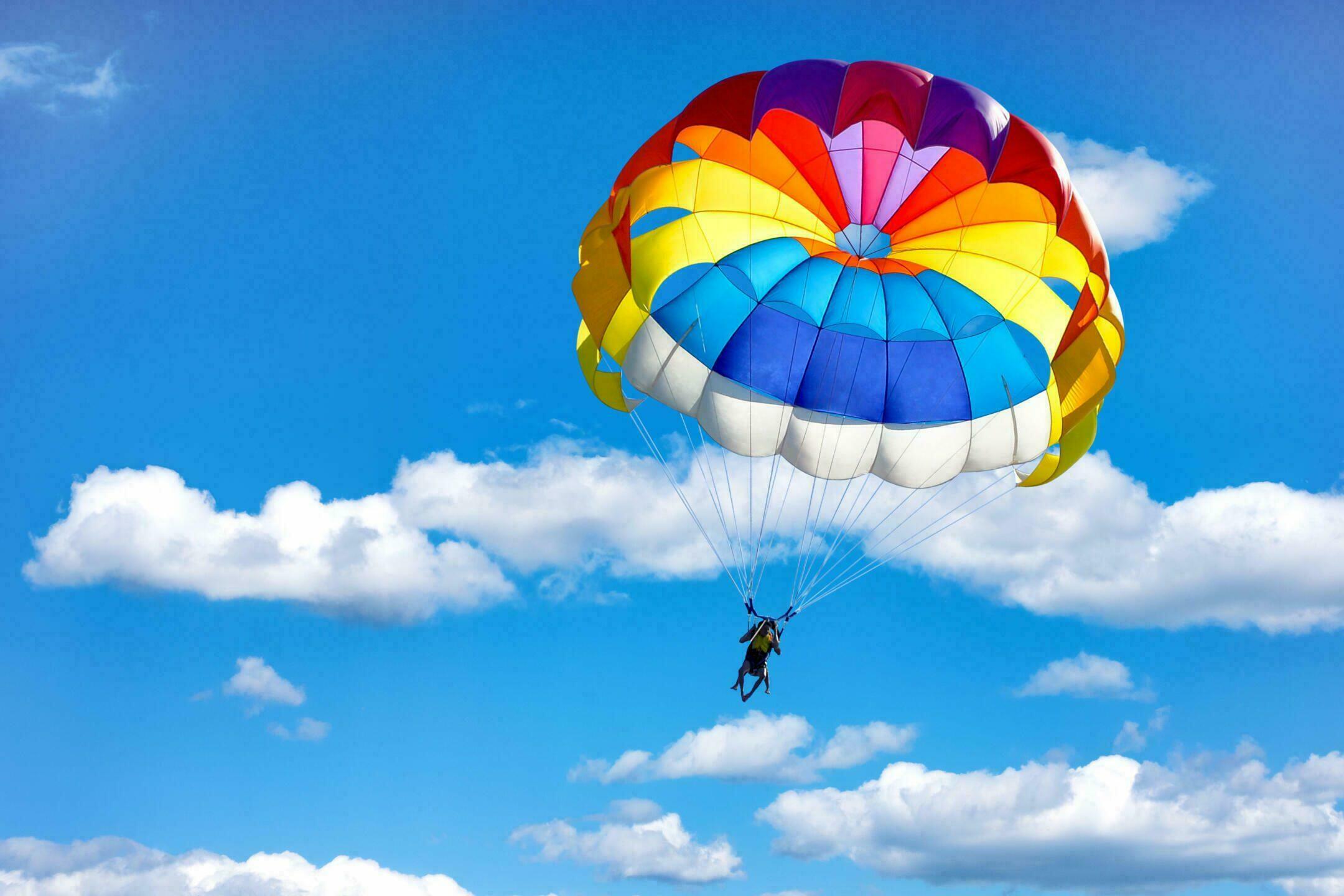 parachute en Normandie