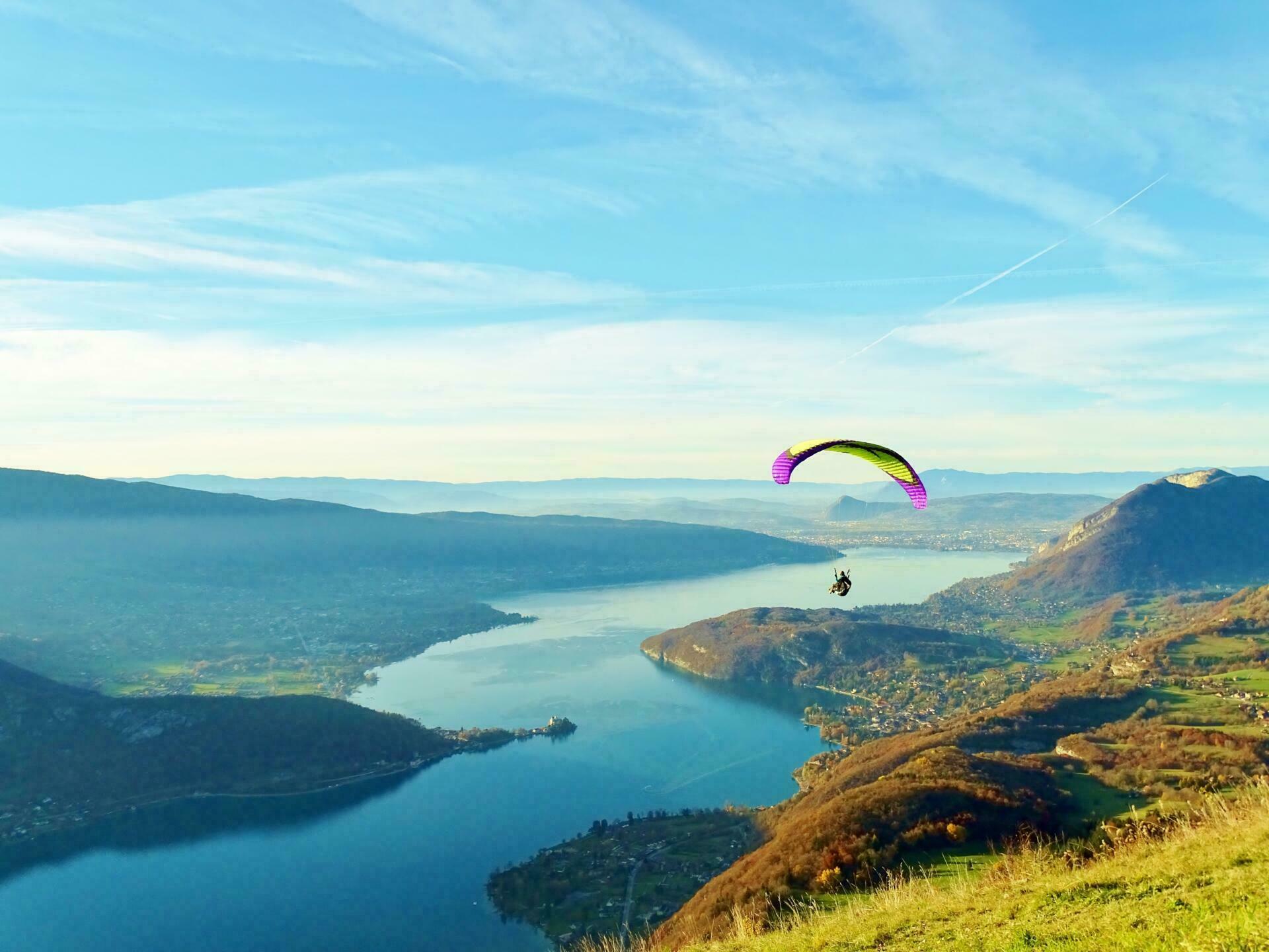 parapente à Annecy
