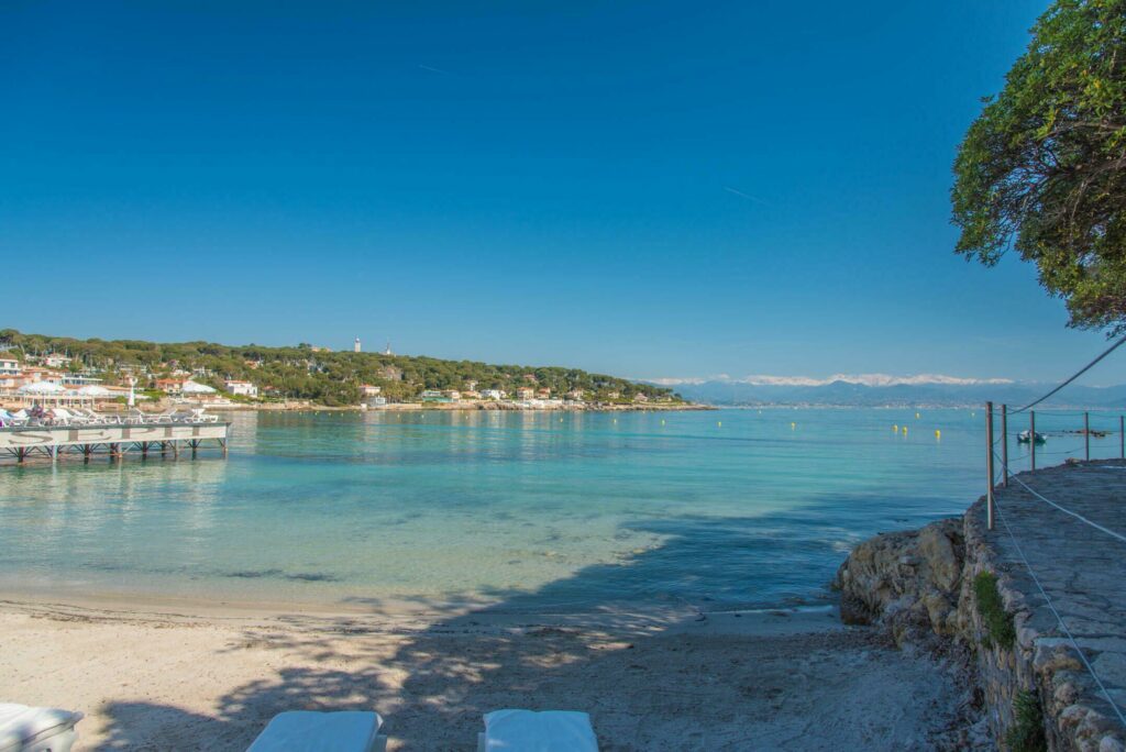 Plage de la Garoupe, une plage du Sud de la France