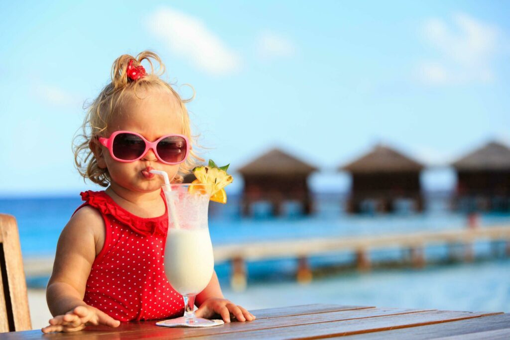 Un petit cocktail à la plage