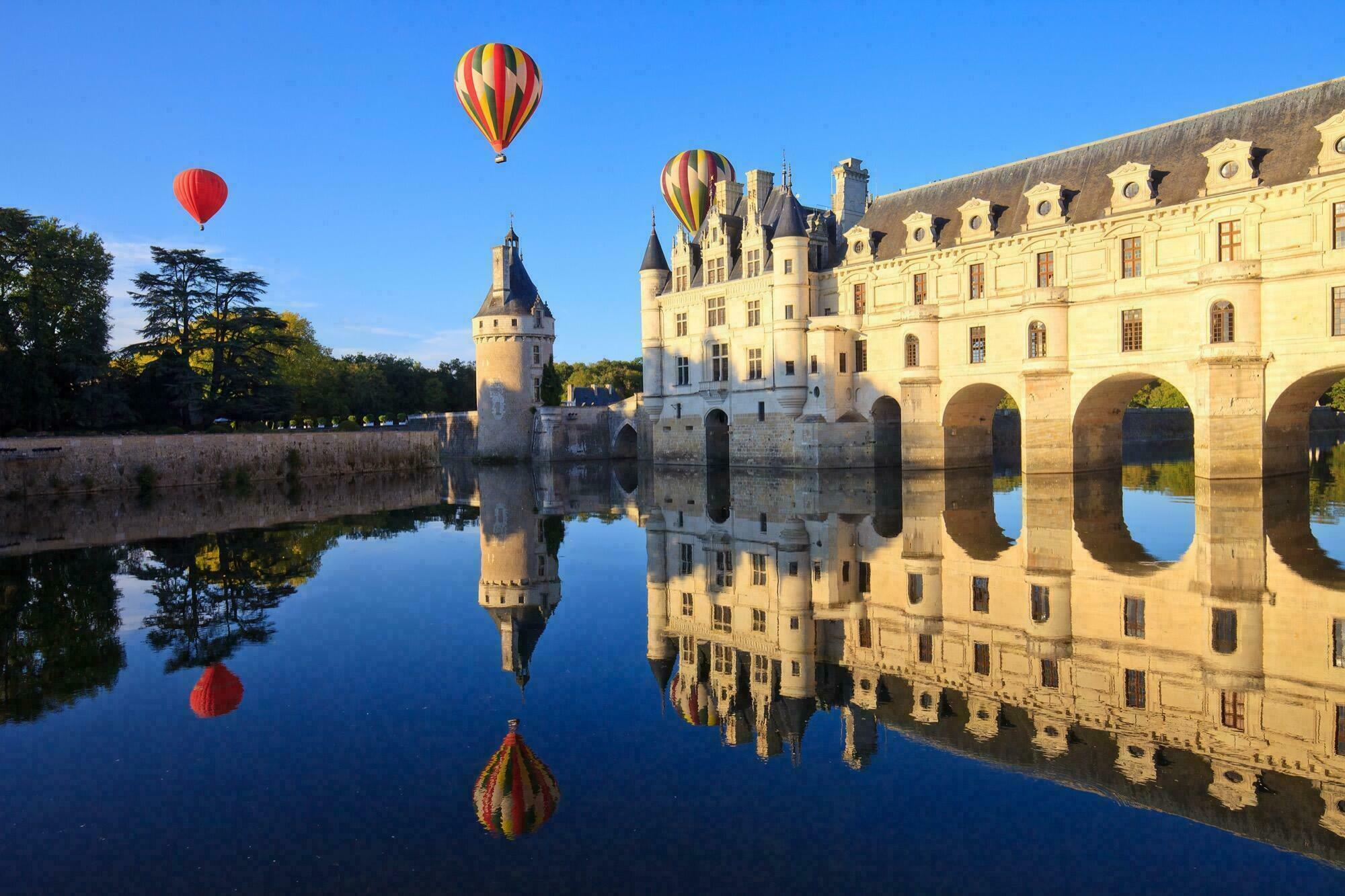 tour mongolfiere chateau loire