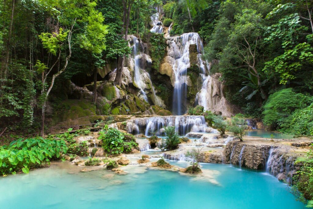 Cascade de Kuang Si au Laos