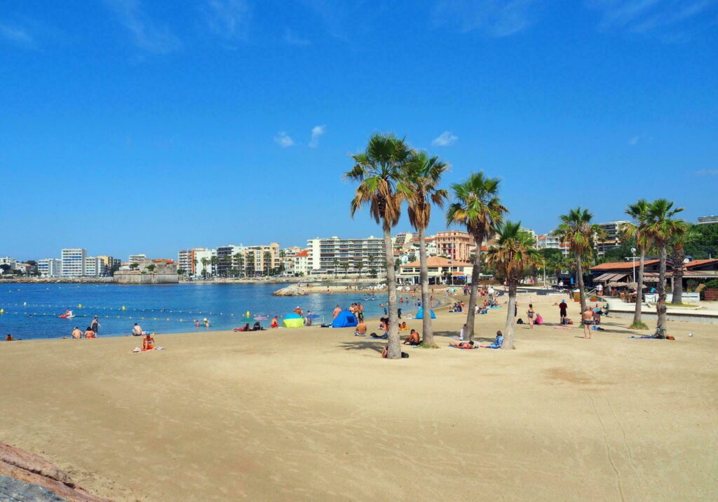 La plage du Mourillon