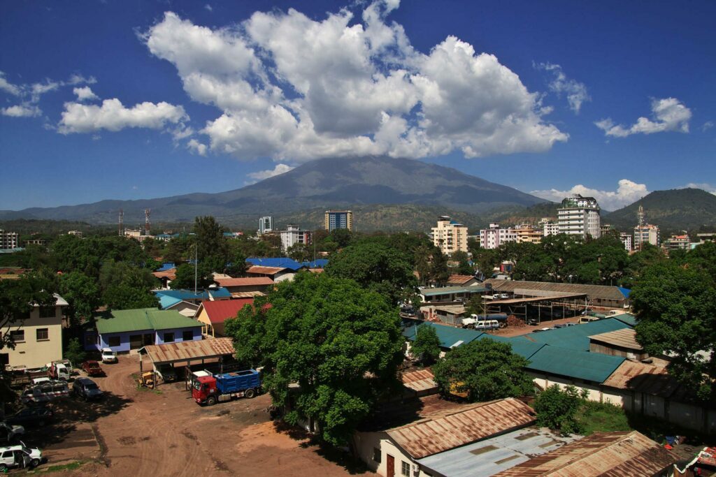 Miasto Arusha w Tanzanii