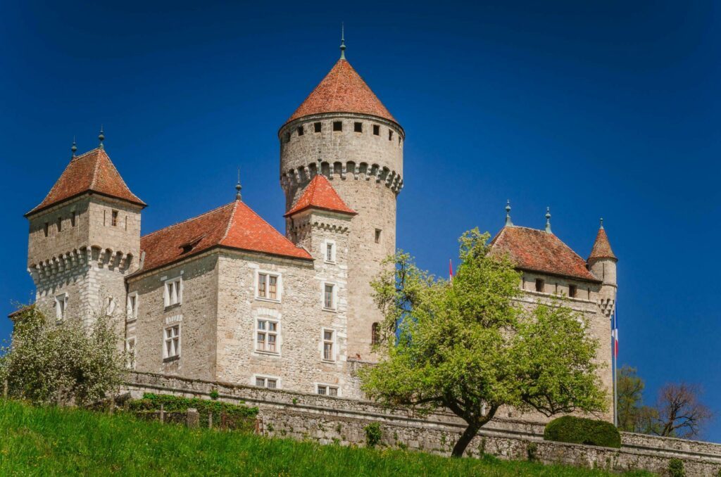 Le château de Montrottier à Lovagny