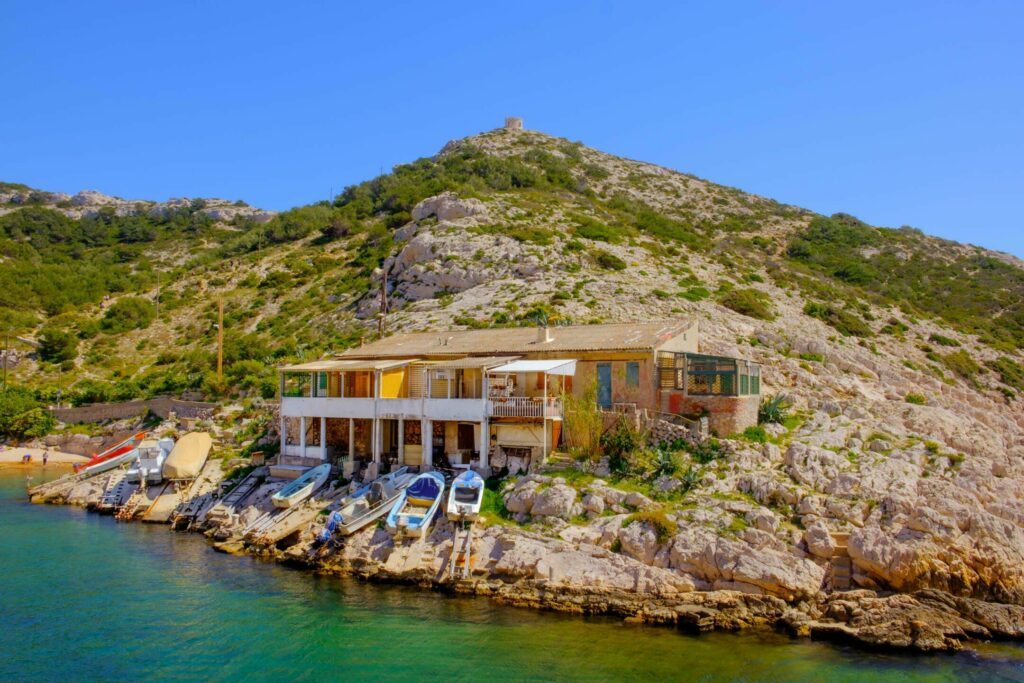 Le quartier des Goudes à Marseille