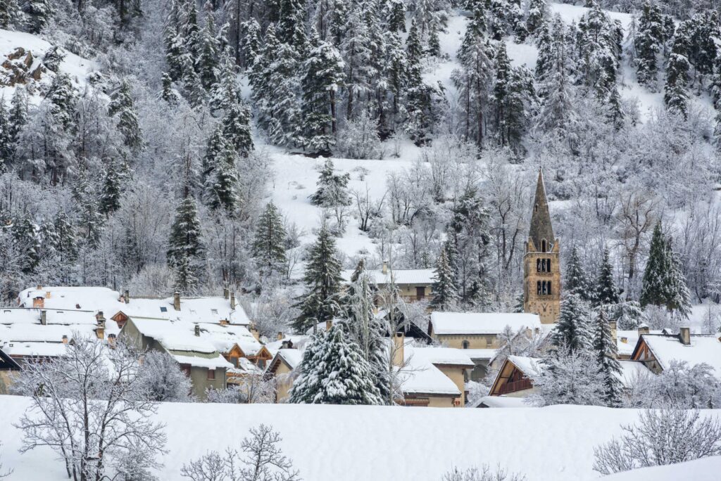 Le village de La-Salle-les-Alpes près de Serre Chevalier