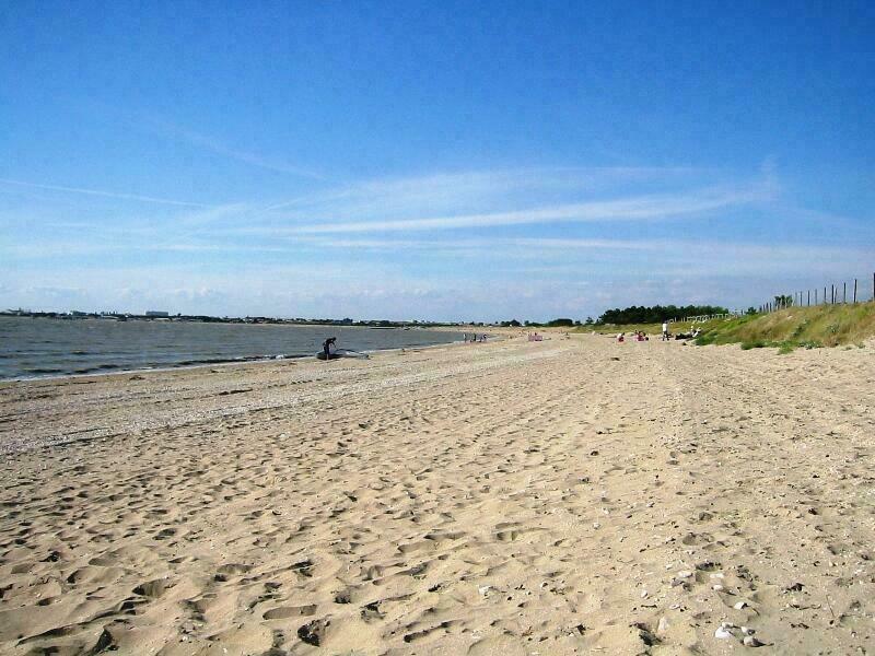 La plage d'Aytré près de La Rochelle