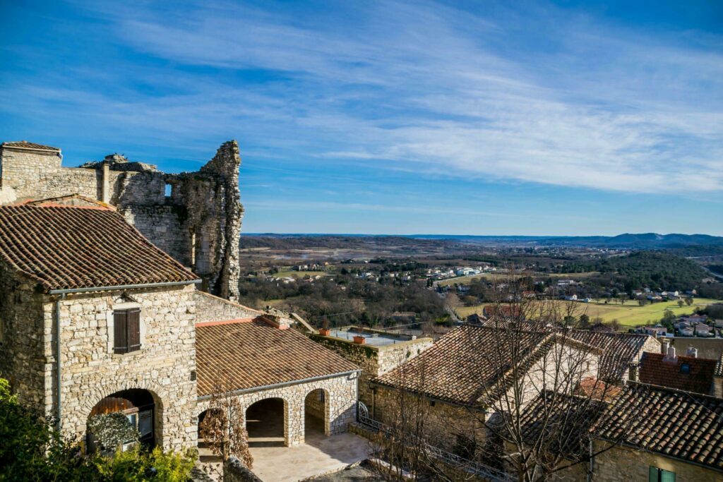 Vézénobres dans le Gard