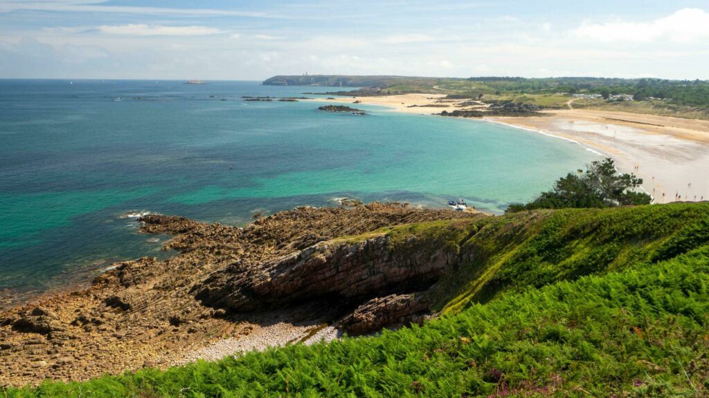 Vue sur le cap Fréhel et cap d'Erquy