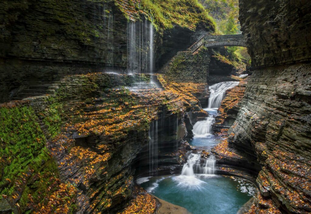 Watkins Glen State Park à l'automne