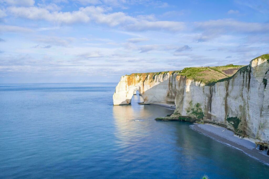 La falaise d'Aval à faire à Étretat