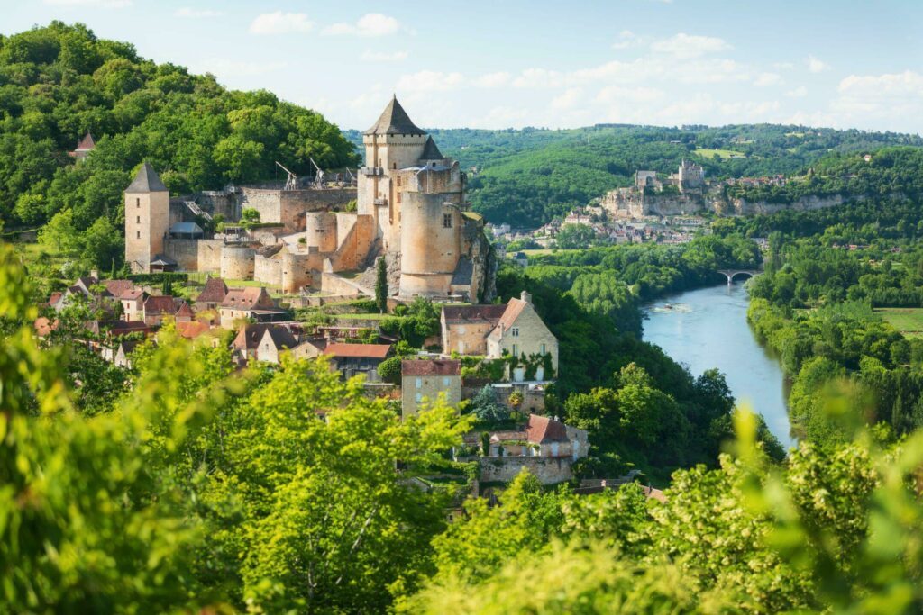 Le château de Castelnaud autour de Sarlat