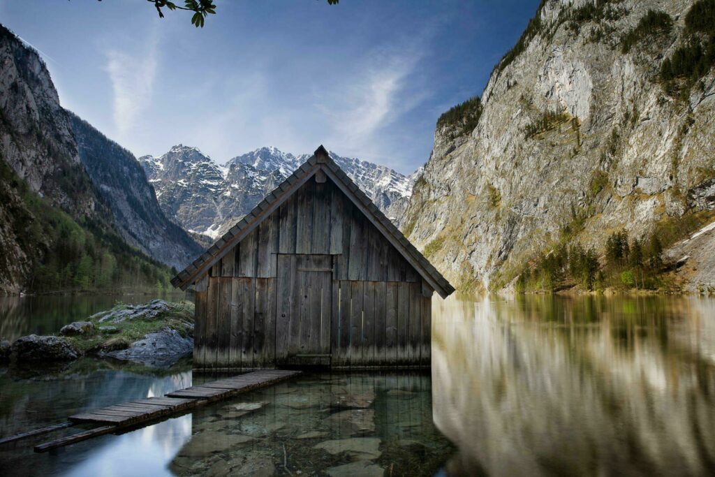 Le lac Koningsee en Allemagne