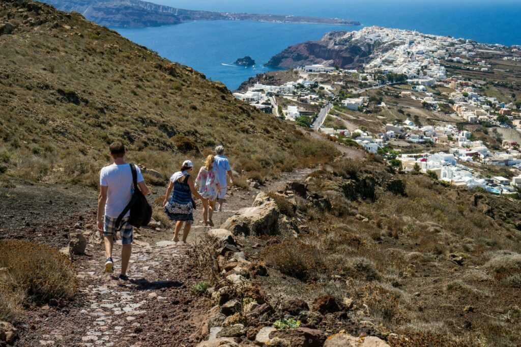 Randonnée vers Oia