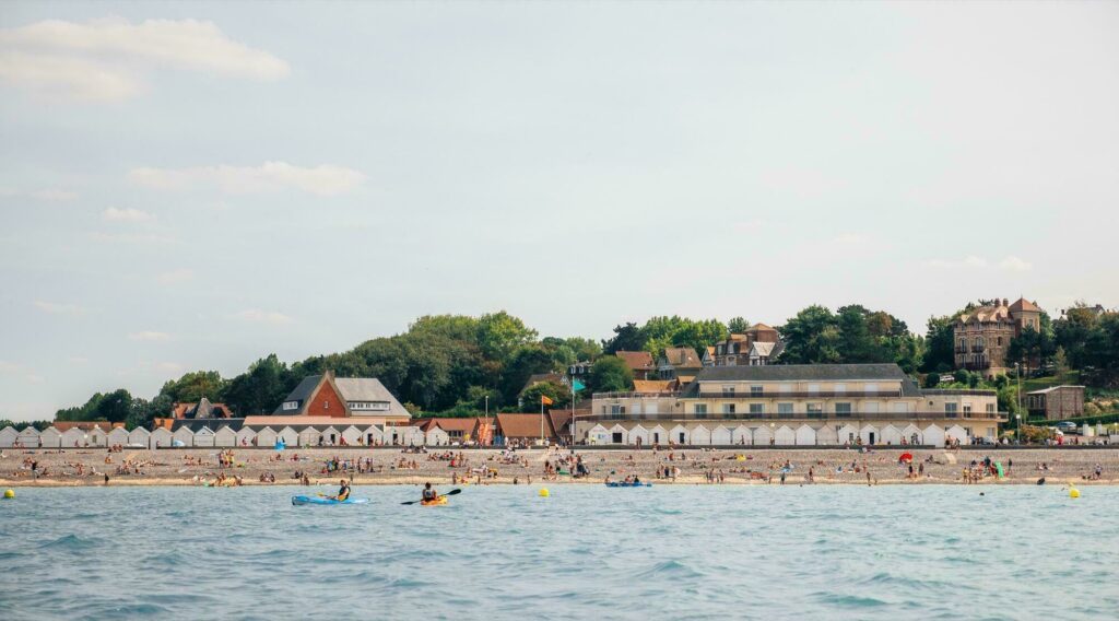 Autour de Dieppe - plage de Quiberville