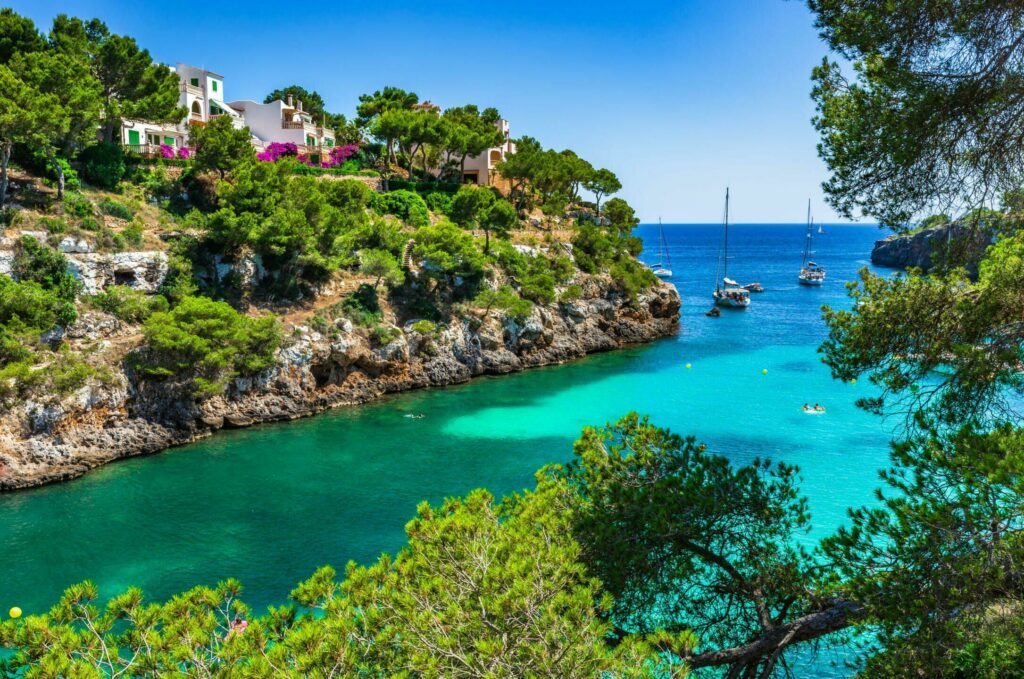 Ibiza dans les paysages d'Espagne